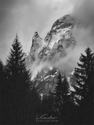 Foggy mountain photography