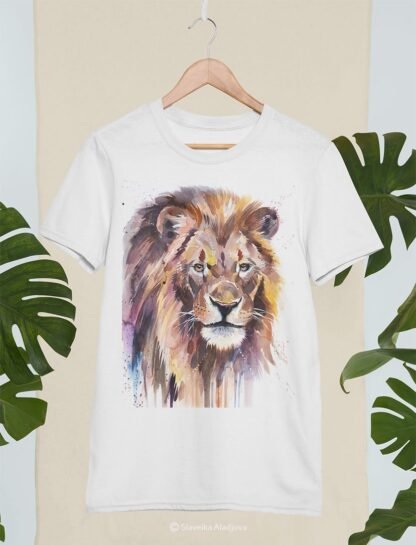 African Lion art T-shirt