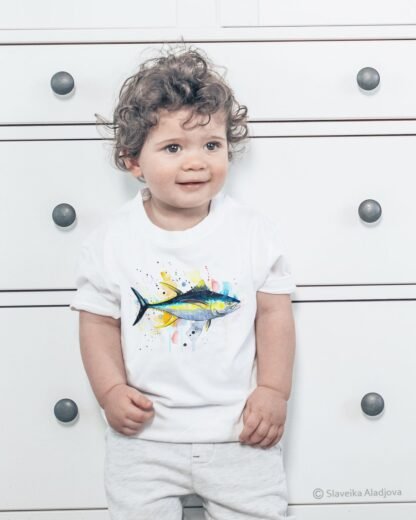 Yellowfin tuna art T-shirt