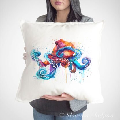 Octopus art Pillow case