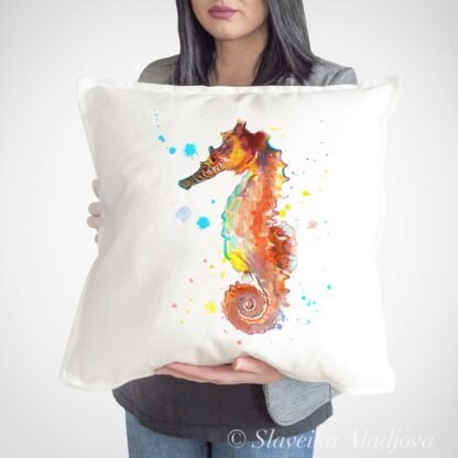 Seahorse pillow case