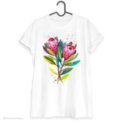 Protea Pink Ice art T-shirt