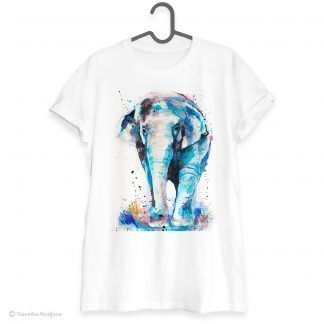 Asian Elephant art T-shirt