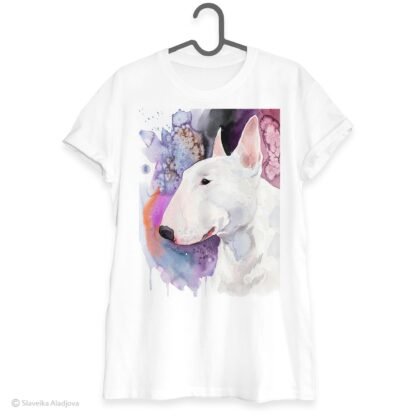 Bull Terrier art T-shirt