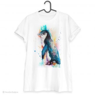 Little Blue Penguin art T-shirt