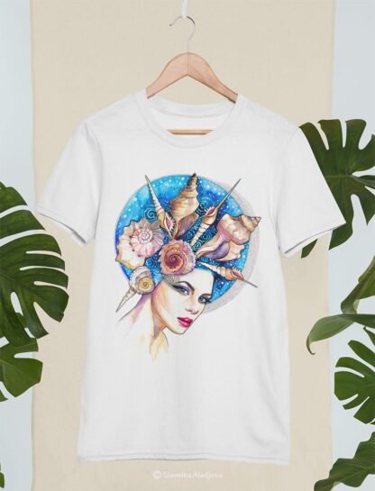 Sea girl art T-shirt