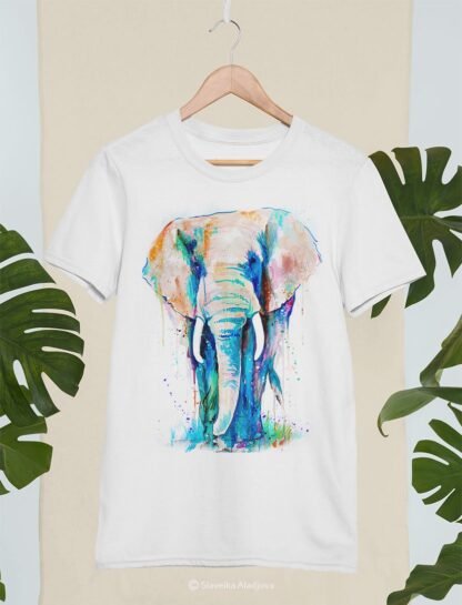 African Elephant art T-shirt