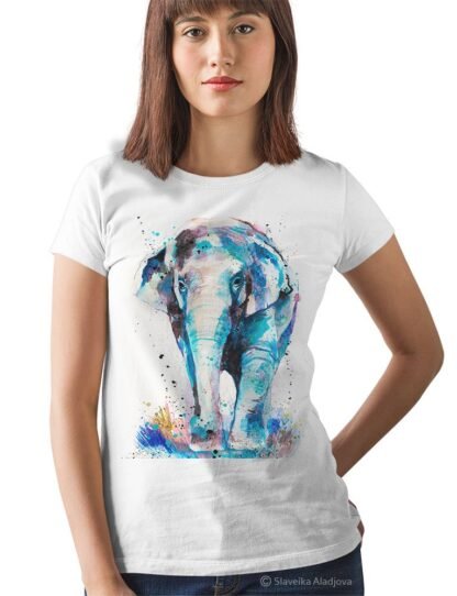 Asian Elephant art T-shirt