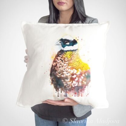 Reeves's Pheasant art Pillow cover