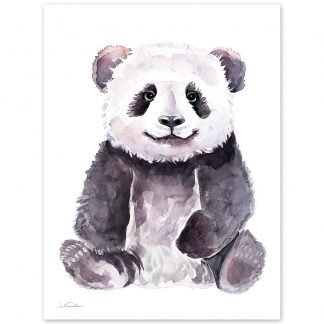 Baby Panda Watercolor