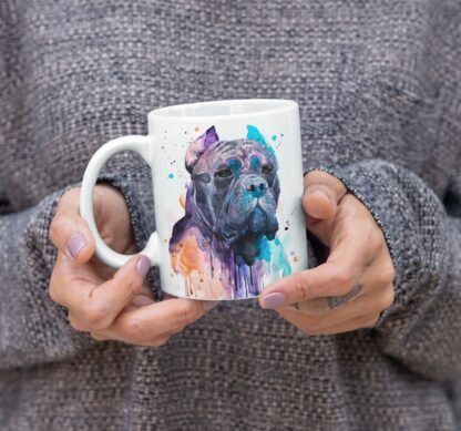 Cane Corso coffee mug, watercolor