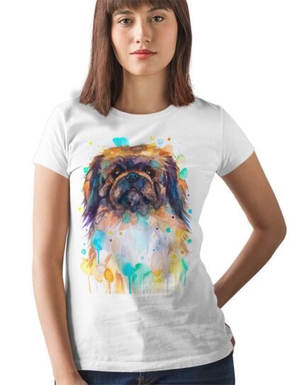 Pekingese, Dog art T-shirt